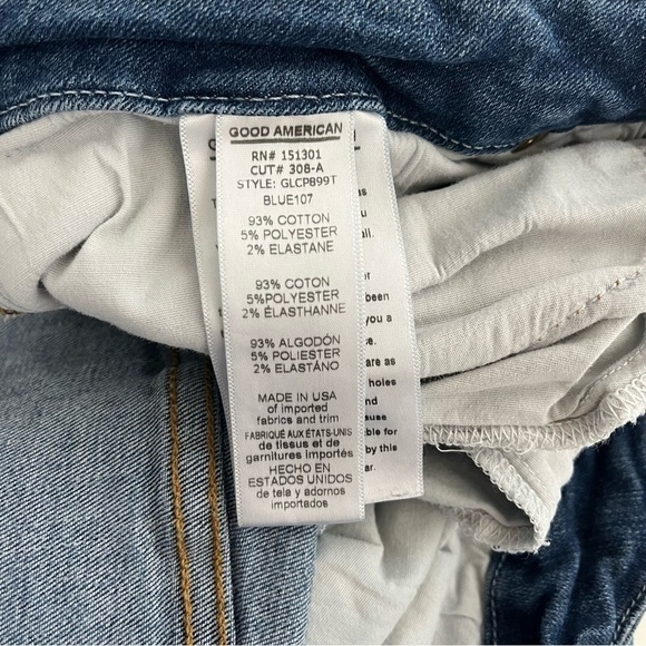 GOOD AMERICAN Plus Size Good Legs Skinny Jeans In Blue107 - Picture 11 of 12